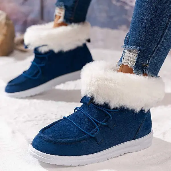 Women's Furry Casual Cotton Shoes 13860735C