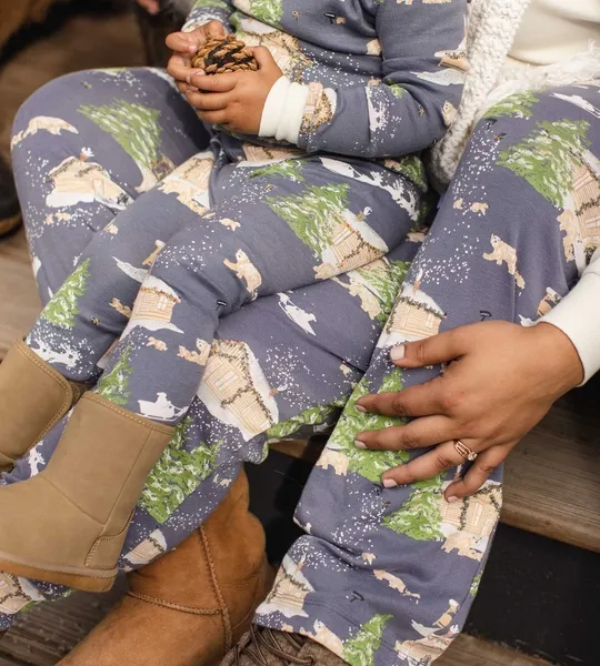 Guide My Sleigh Matching Organic Cotton Pajamas