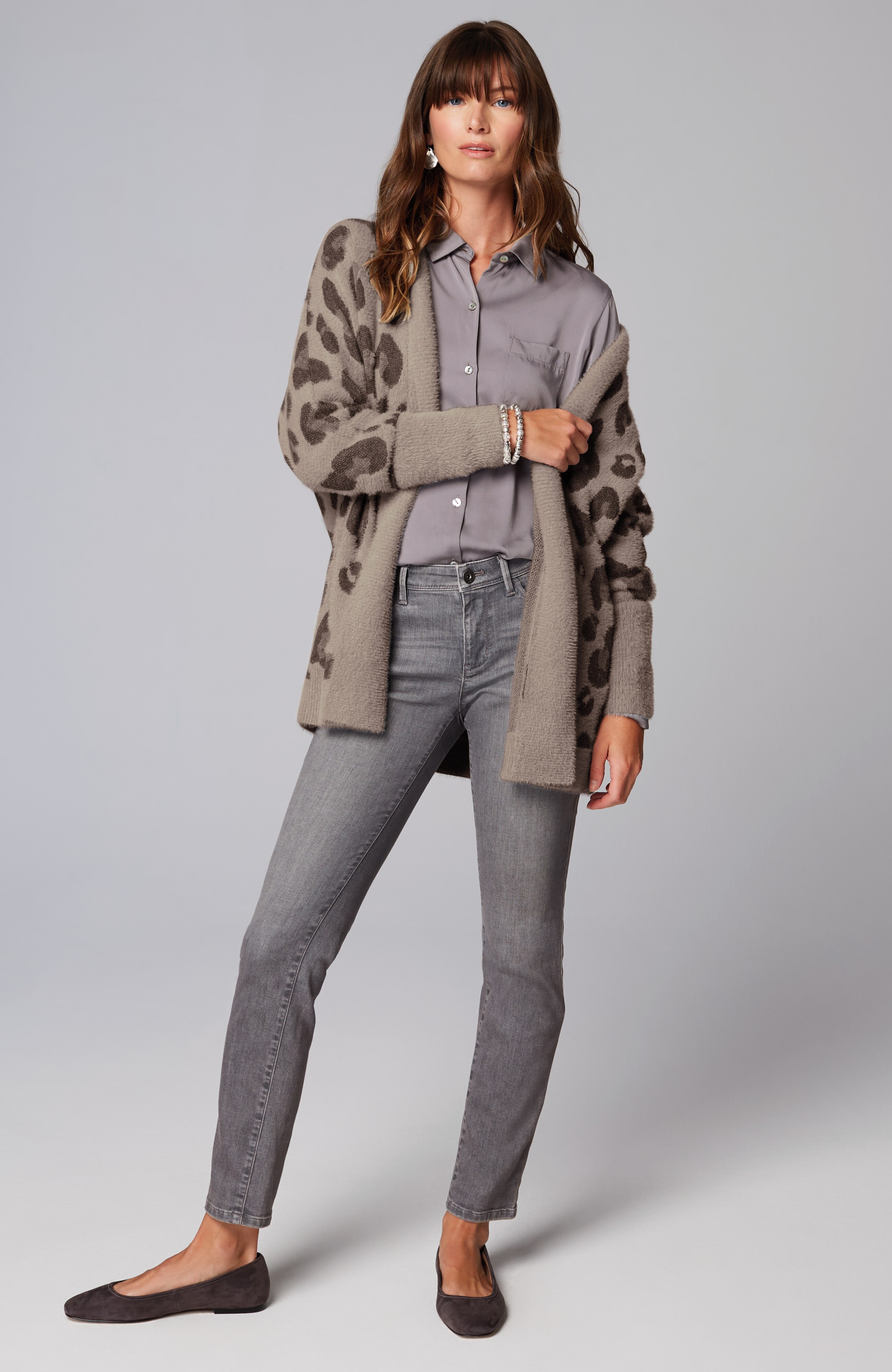 Leopard-Pattern Cardi