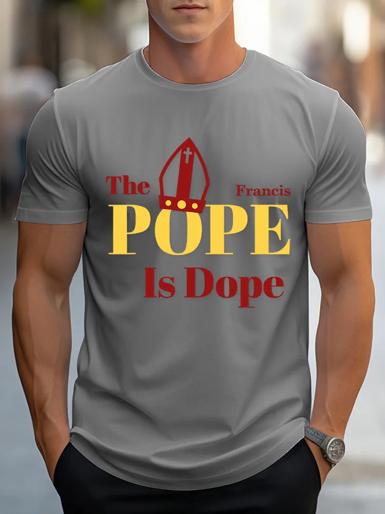 Men's Pope Francis Print T-Shirt