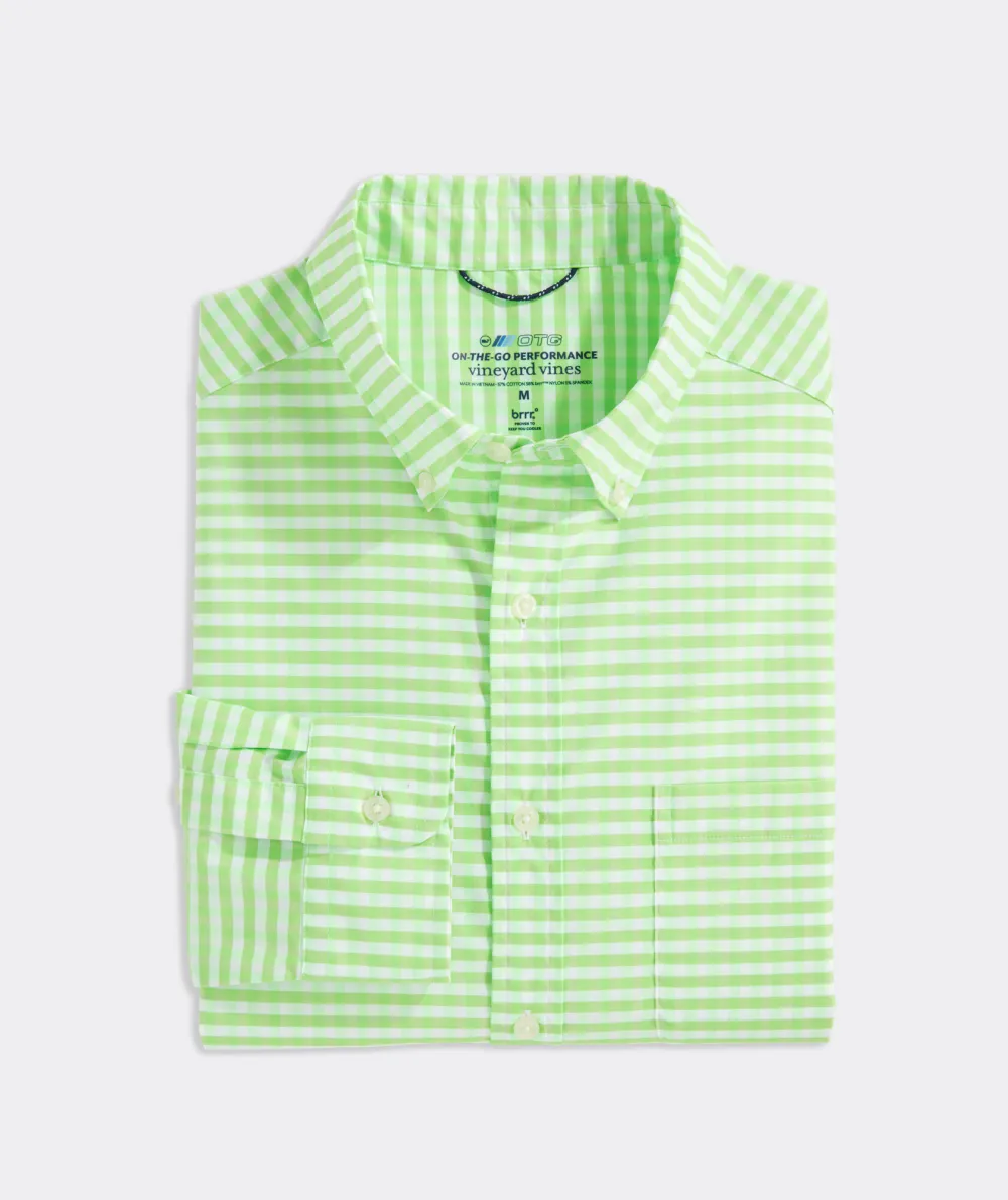 On-The-Go brrr° Gingham Shirt