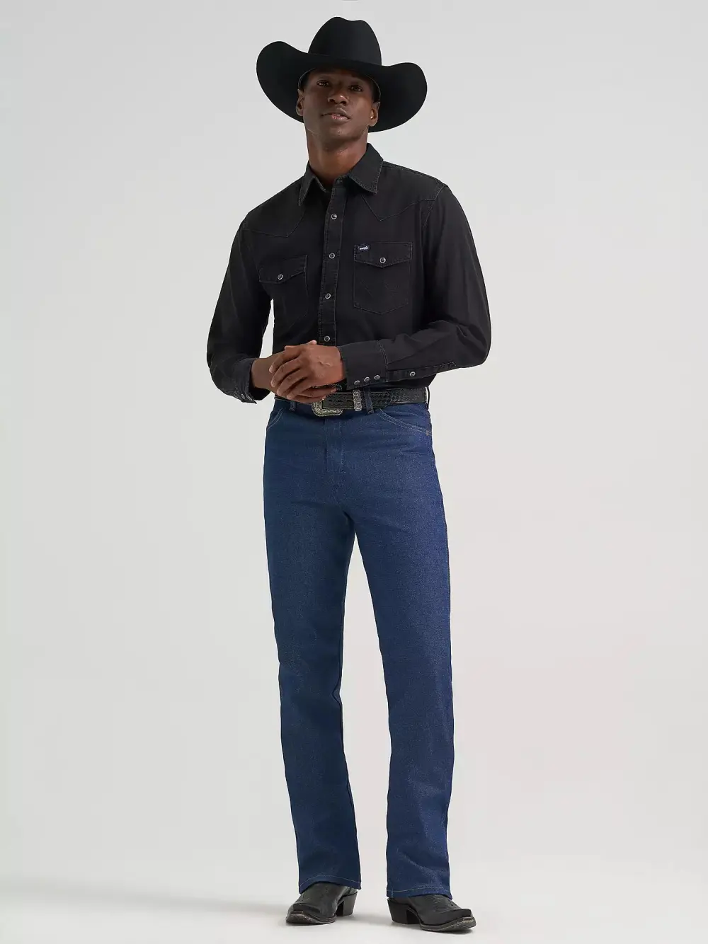 WRANGLER COWBOY CUT BOOTCUT JEAN RIGID - SLIM FIT JEAN IN NAVY