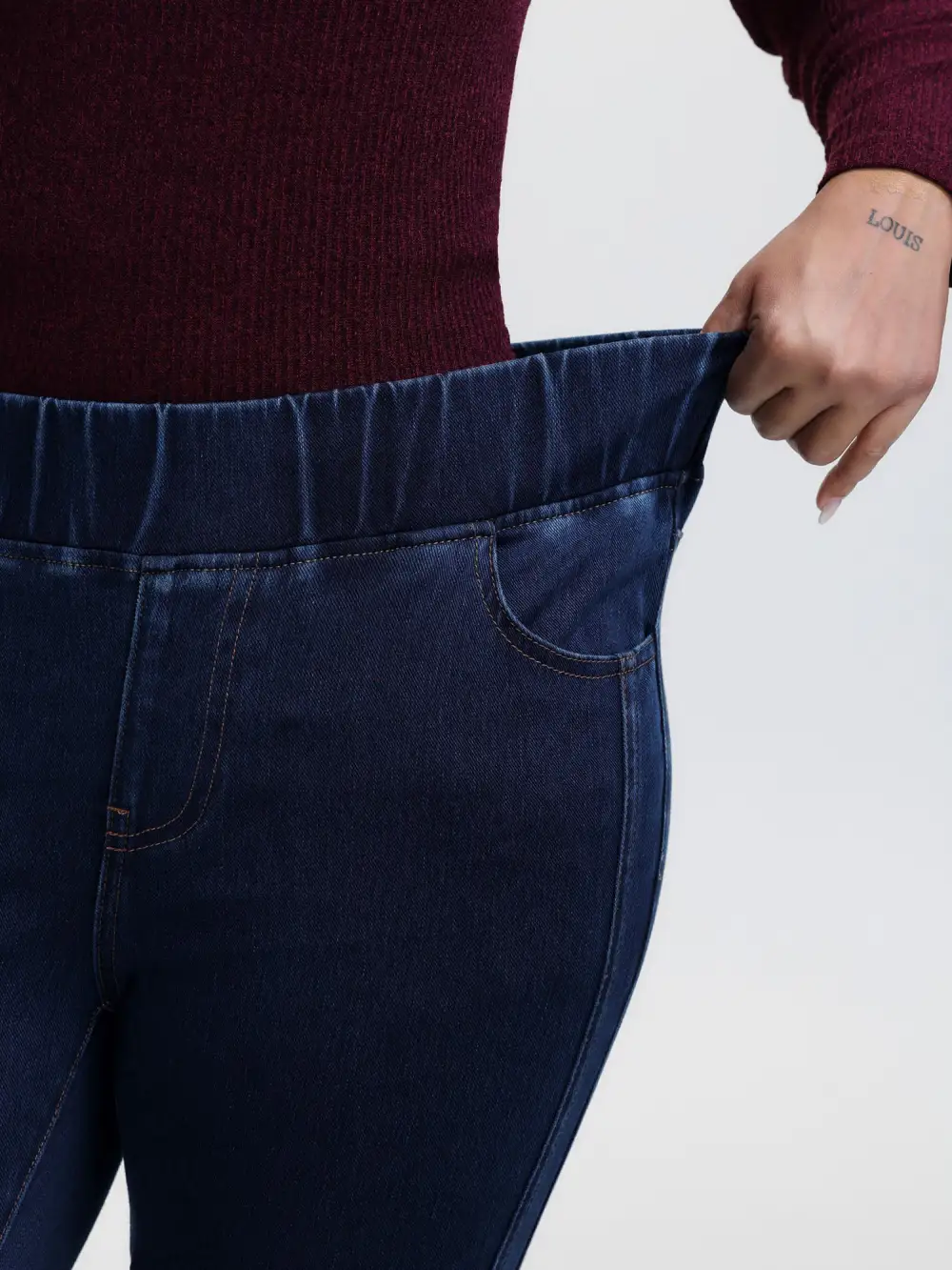 Supersoft Stretchy Skinny-Fit Knit Jeans