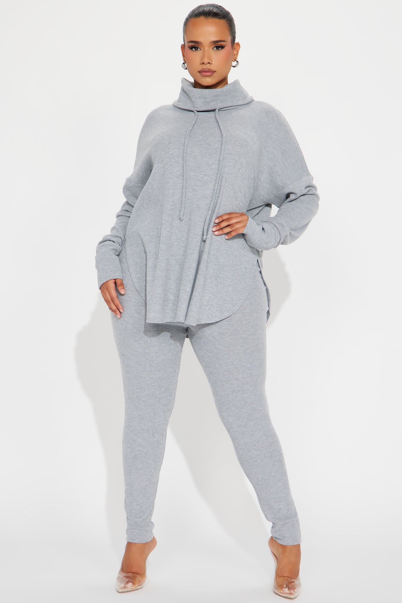 Raegan Legging Set - Heather Grey