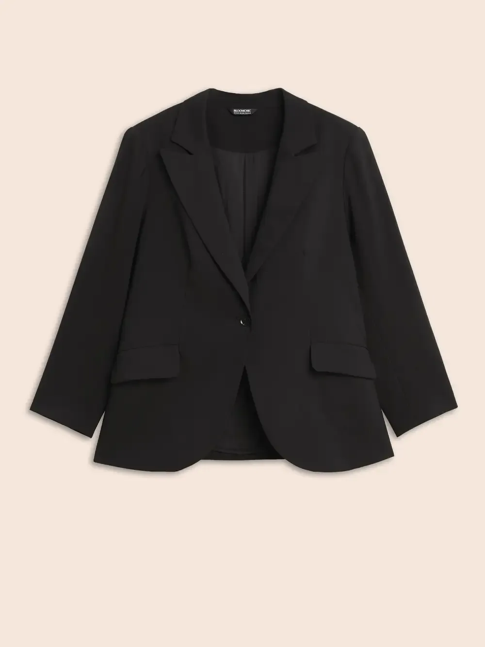 Stretch Woven Pocket Slim-Fit Blazer