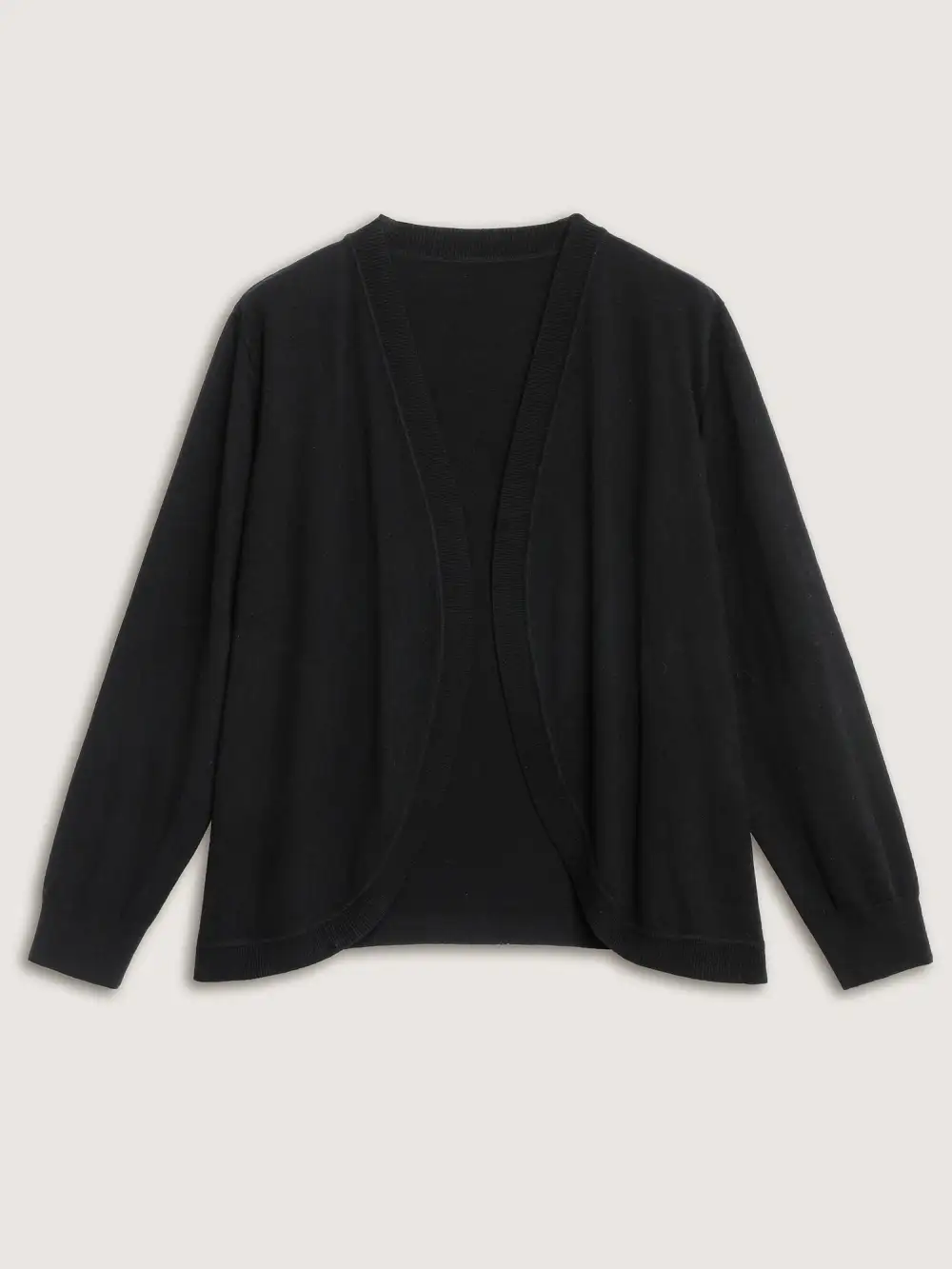 Supersoft Arc Swing Front-Open Lightweight Cardigan