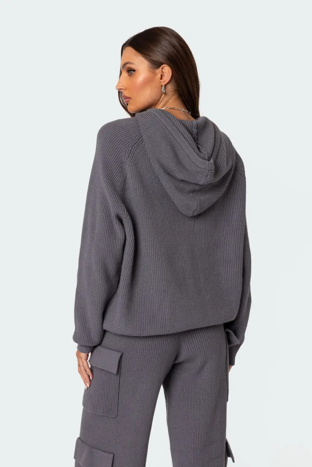Wynter Oversized Knit Hoodie