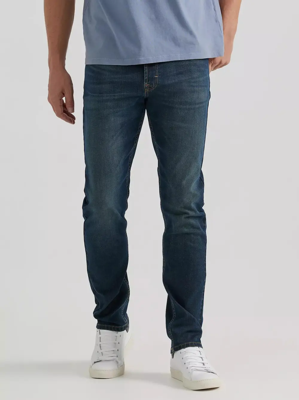 MEN'S WRANGLER FIVE STAR PREMIUM ATHLETIC FIT JEAN IN CHOCOLATE CHIP