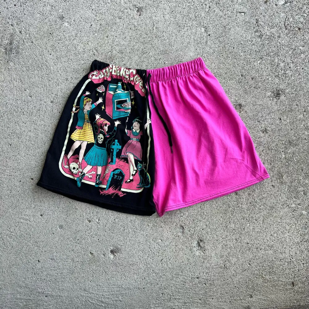 Purple shorts printing how perfect and cozy piece for your Halloween day