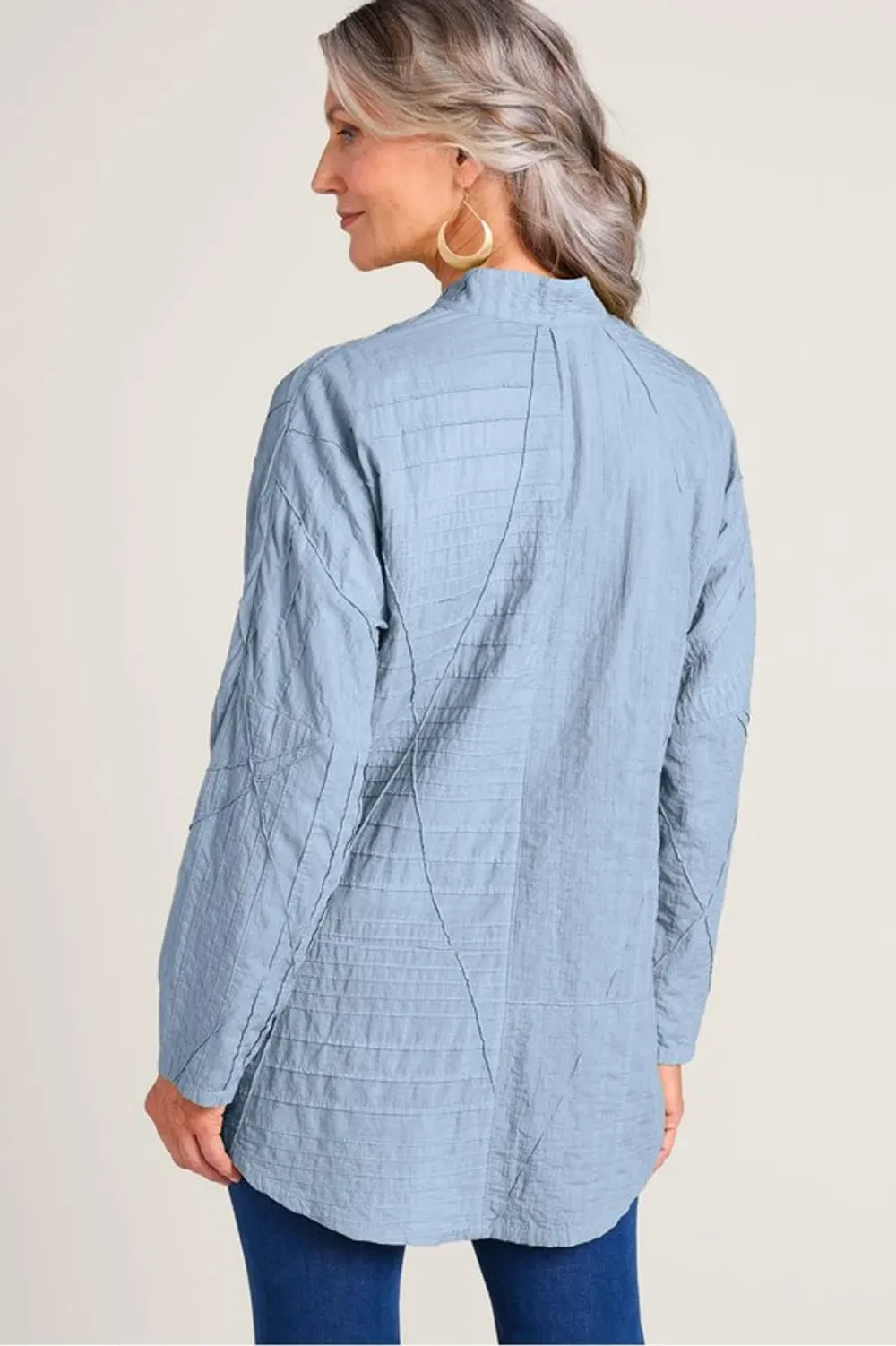 Studio Abstract Long Sleeve Big Shirt