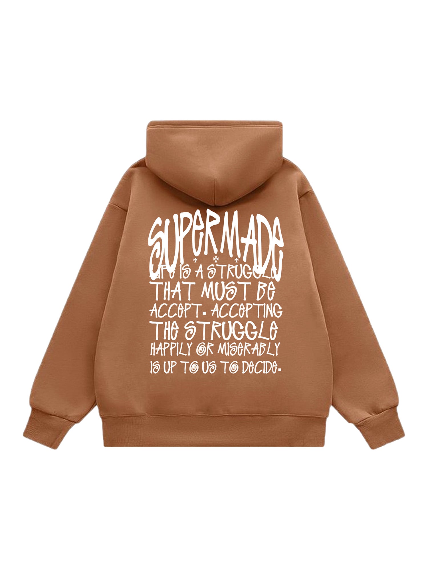 Interest Letter Print Hoodie