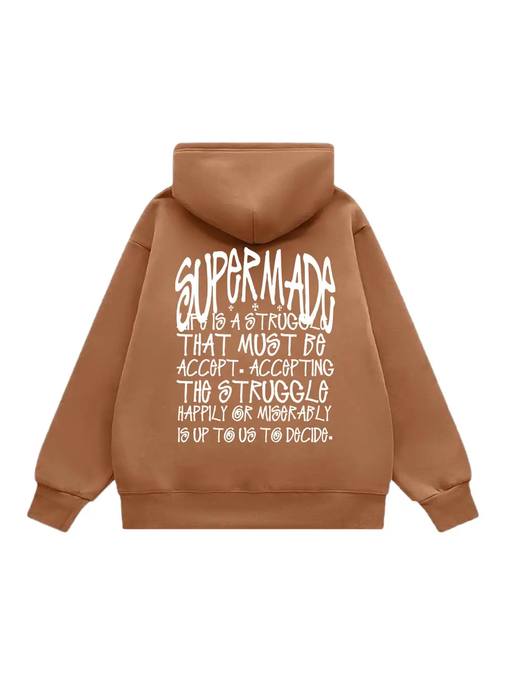 Interest Letter Print Hoodie