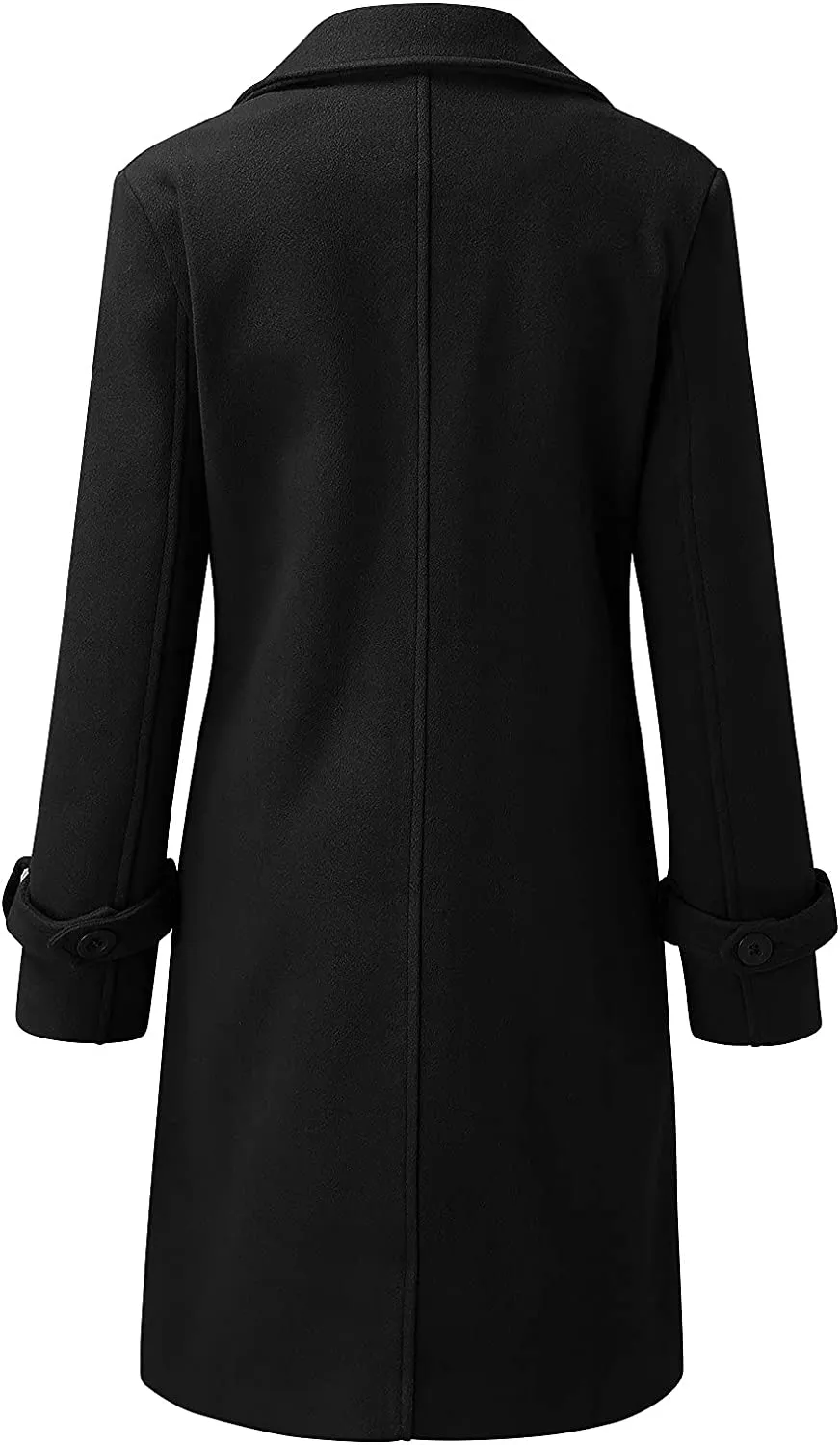 Xiloccer Womens Long Trench Coat Windbreaker Jacket Lightweight Long Outerwear Warm Jacket Women's Plus Size Trench Coat