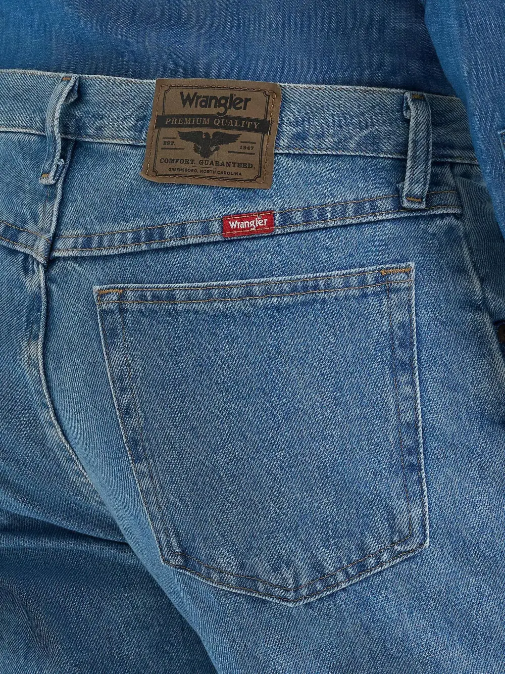 WRANGLER FIVE STAR PREMIUM DENIM REGULAR FIT JEAN IN COAL BLACK