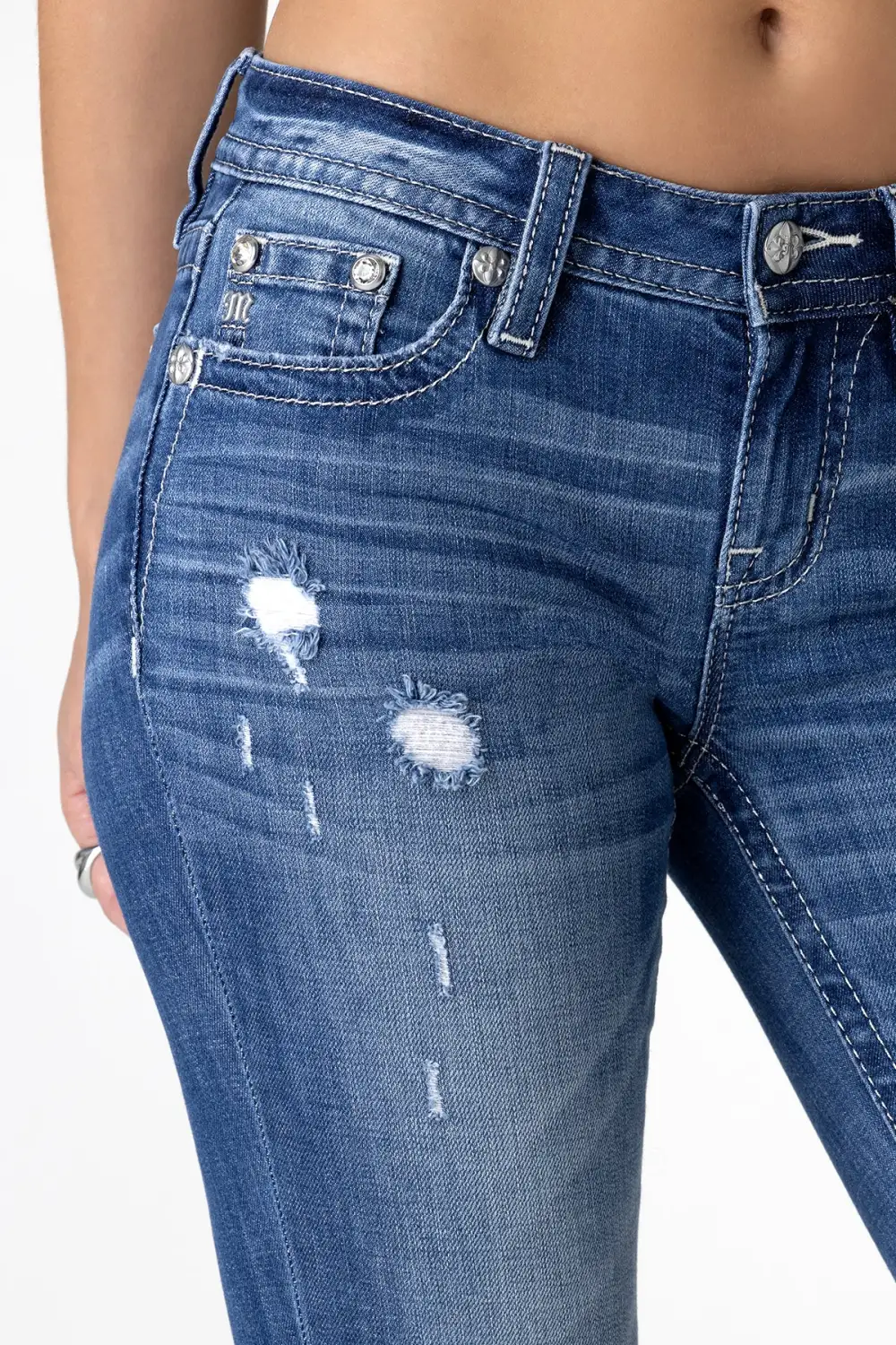 Willow Cross Bootcut Jeans