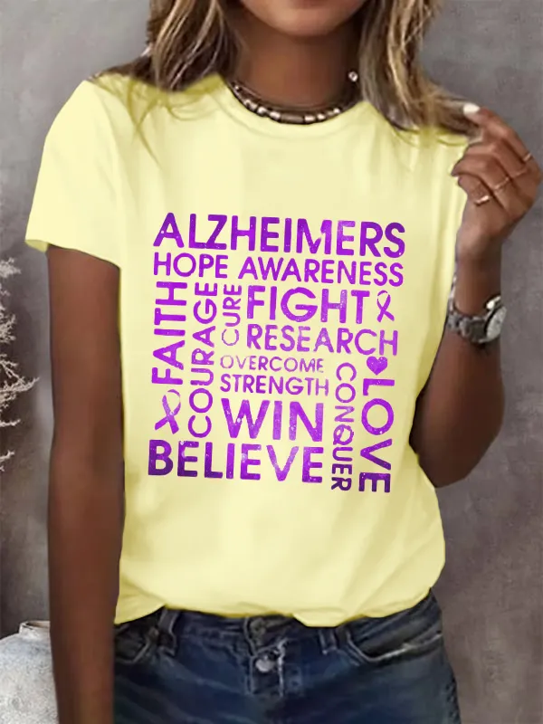 Alzheimers Disease Support Walk, Alzheimer Disease T-Shirt