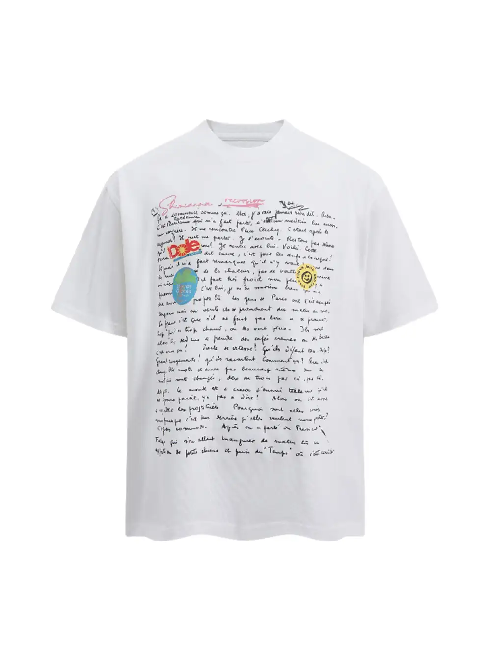 Original Letter Print Design T-shirt
