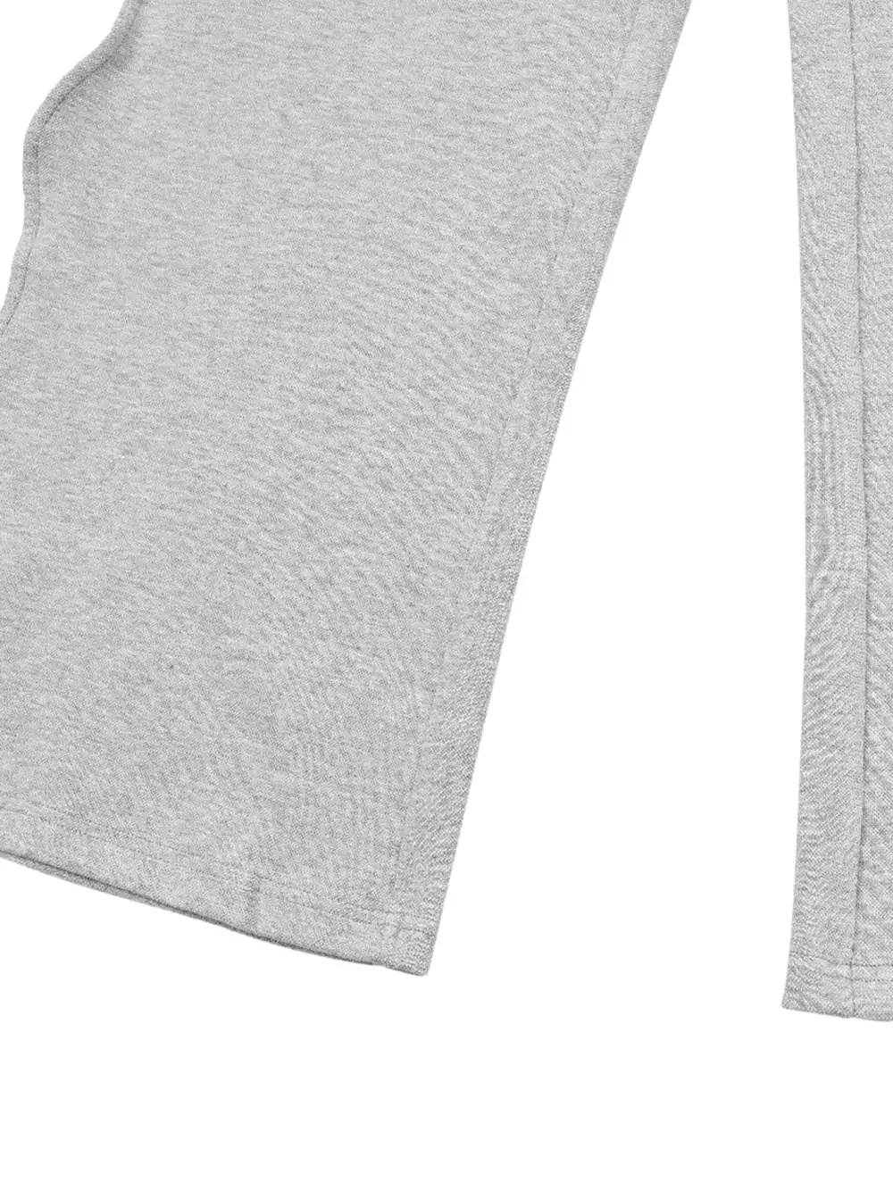 High Street Solid Color Simple Twisted Cuffed Casual Sweatpants