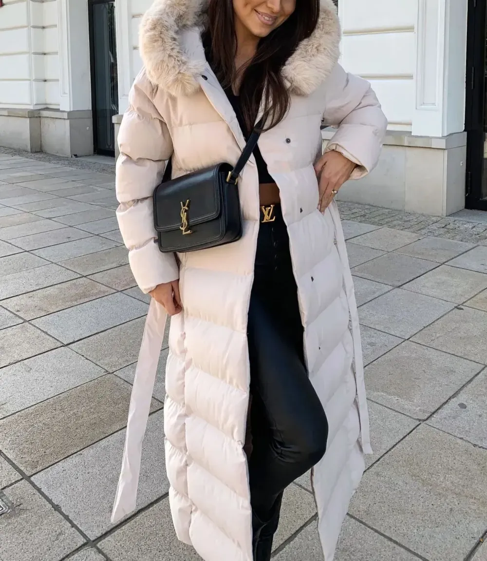 Urban Elegance Long Down Jacket