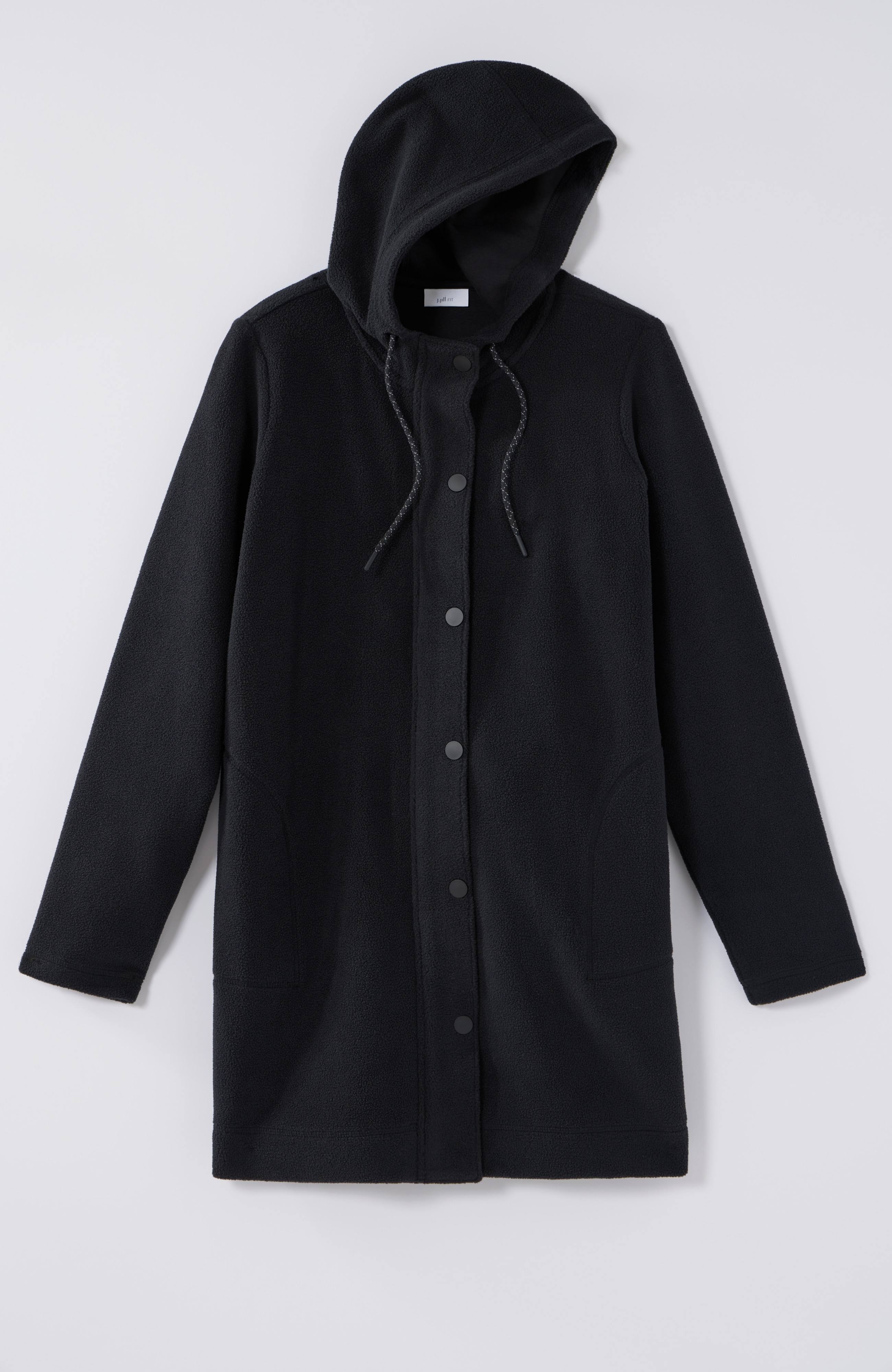 Fit Fleece Snap-Front Hooded Jacket