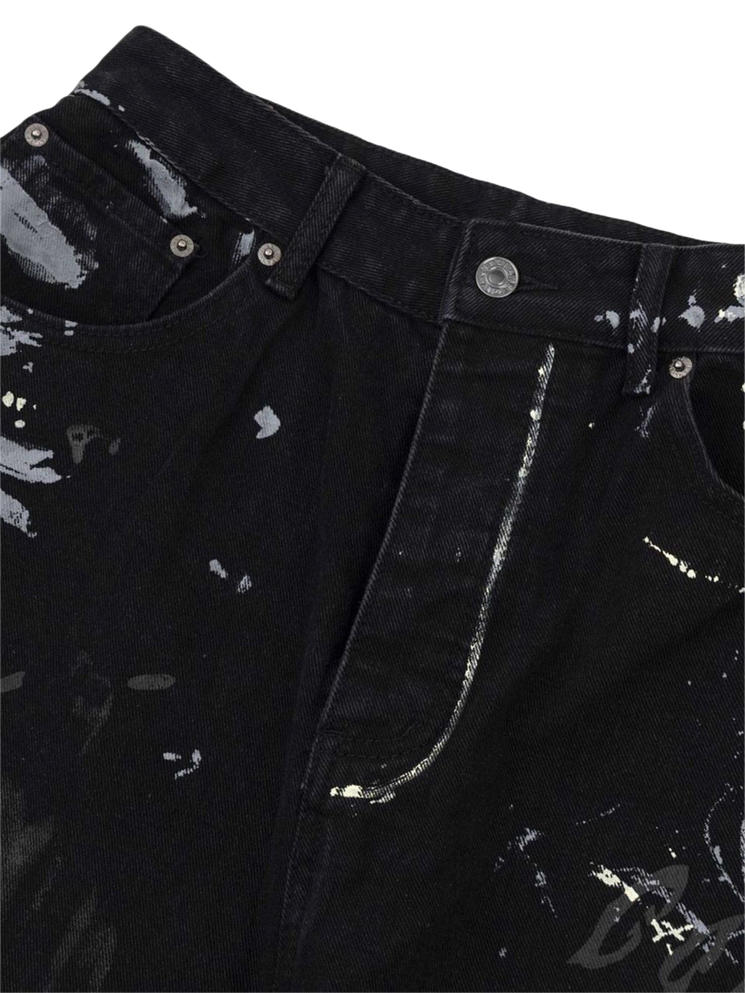 American Graffiti Letter Print Jeans - 1914