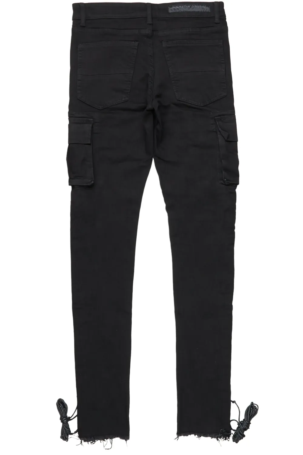 Ronoh Black Stacked Flare Jean