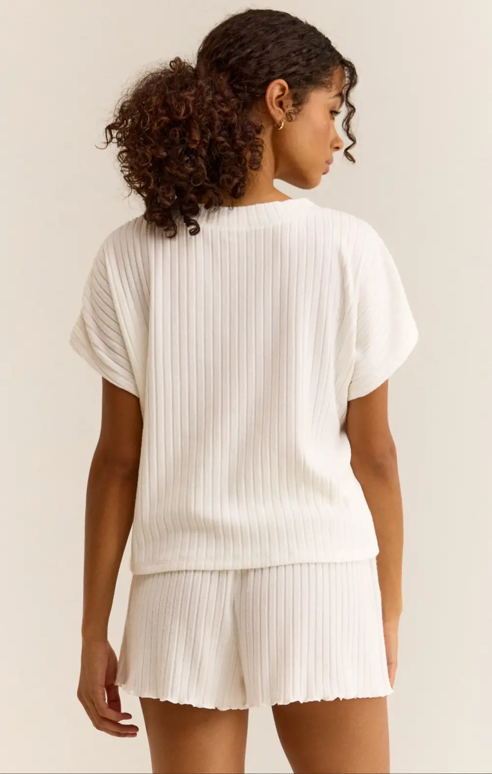 Dawn Smocked Rib Short