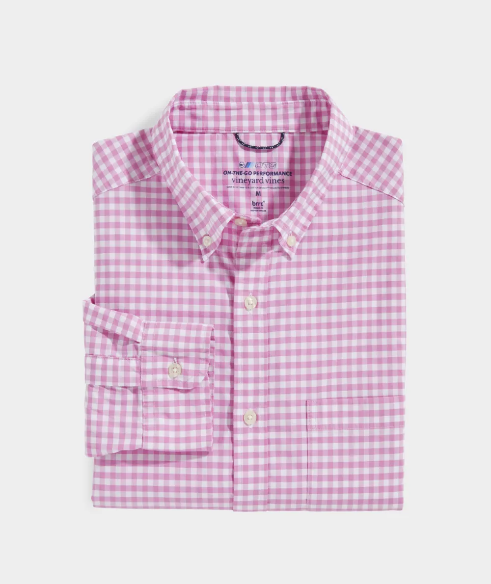 On-The-Go brrr° Gingham Shirt