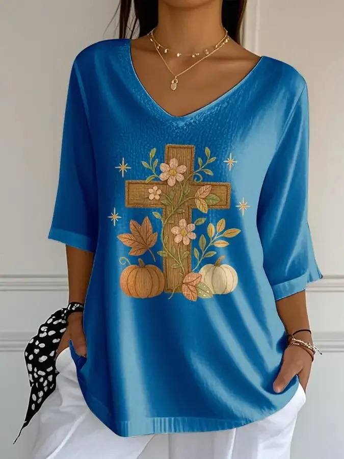 Women's Jesus  Print T-Shirt