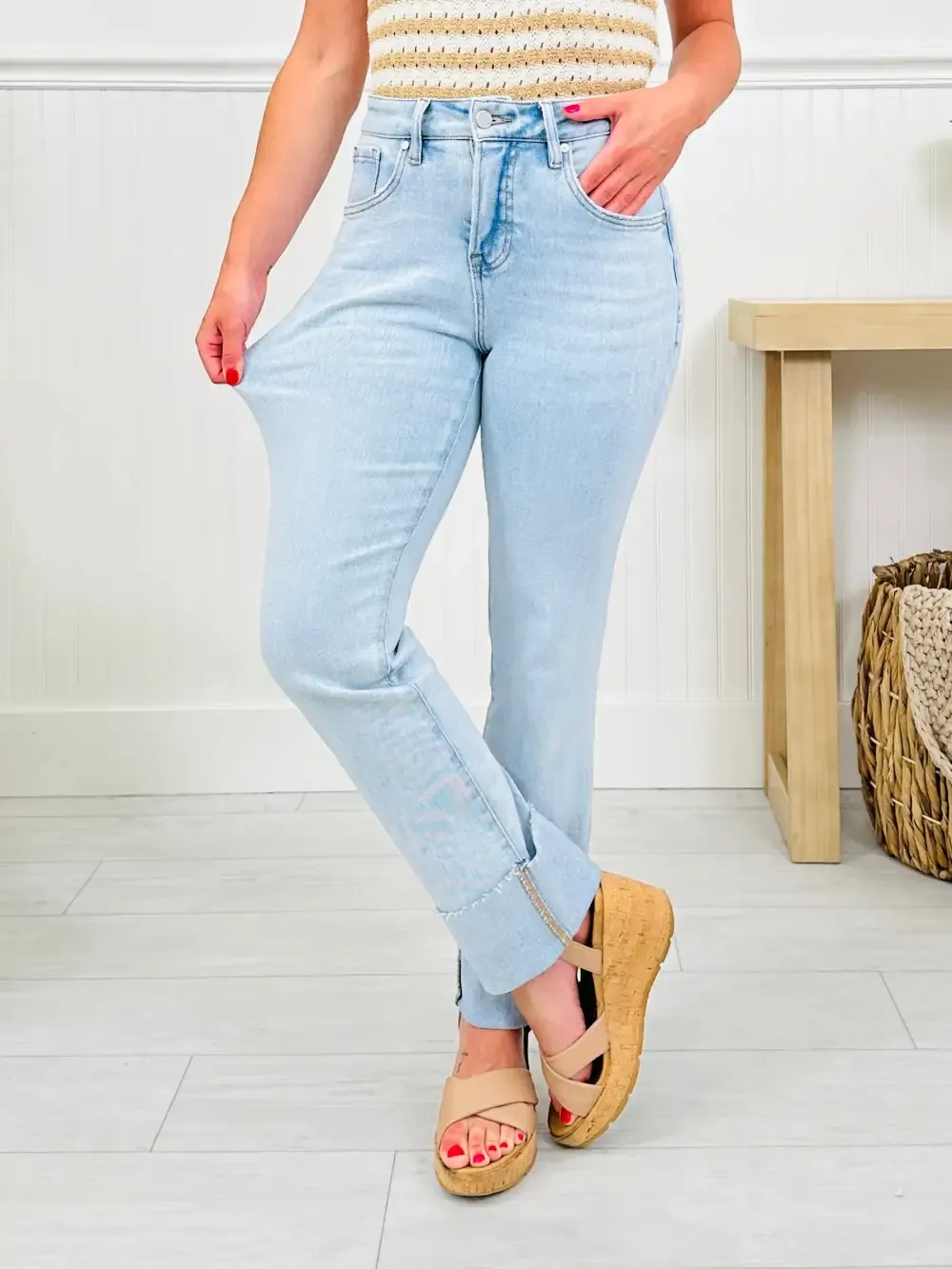 MOCO Exclusive Not Your Mother's Tummy Control Mom Jeans