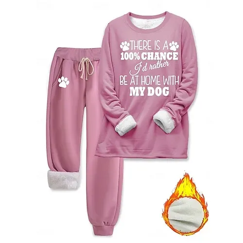 Women's Daily Hoodie Long Sleeve Hooded Graphic Letter Drawstring Print Casual Daily Black Pink Blue Fall Loose Fit