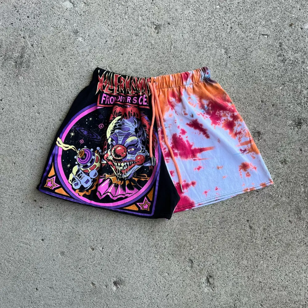 Orange  shorts printing how perfect and cozy piece for your Halloween day