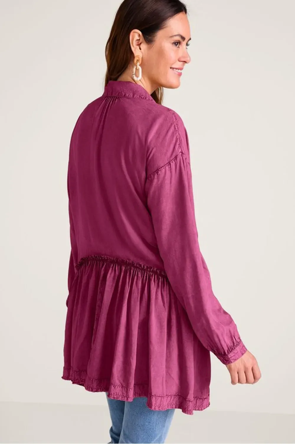 Folklore Long Sleeve Big Shirt