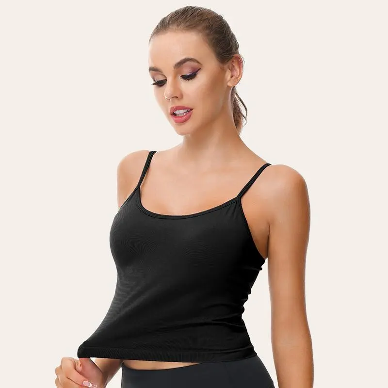 Women's Sport Camisole Removeble Pad Adjustable Strap Yoga Bra
