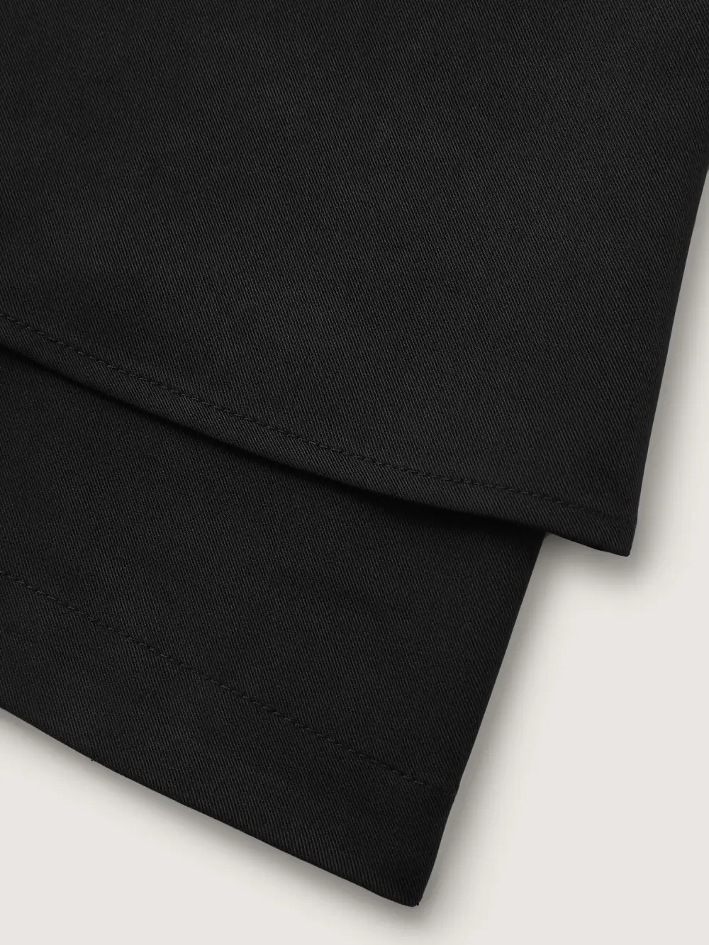 Ruffled Hem Double Button Blazer