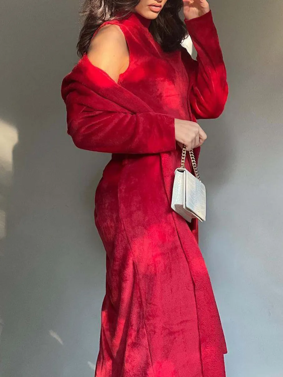 Women's Dress Jacket Fleece Two Piece Set