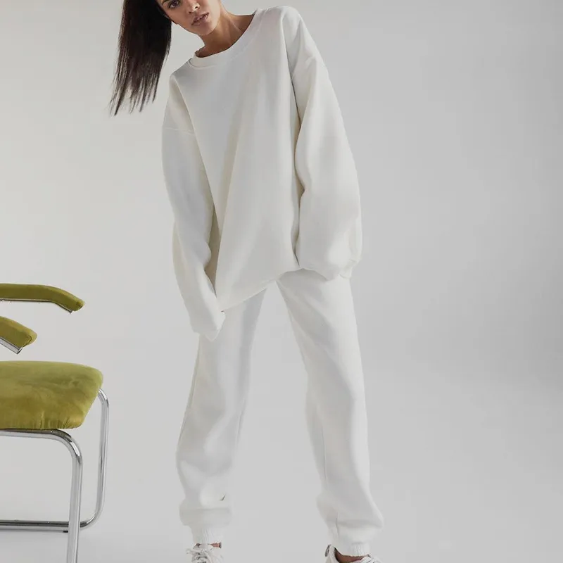 Ladies sports plus cashmere leisure suit