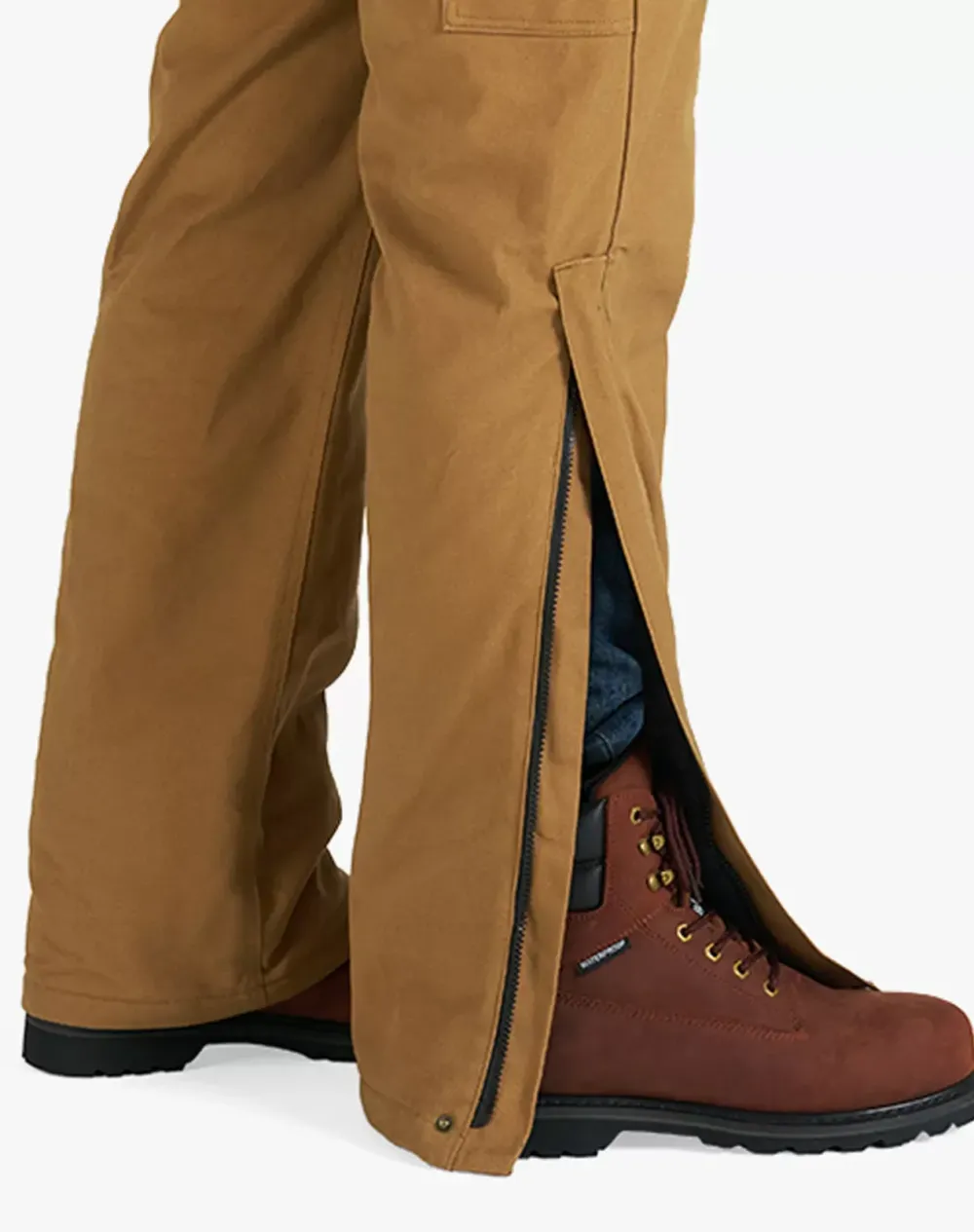 Men's Elastic Canvas Overalls - Loose and Lightweight Workwear