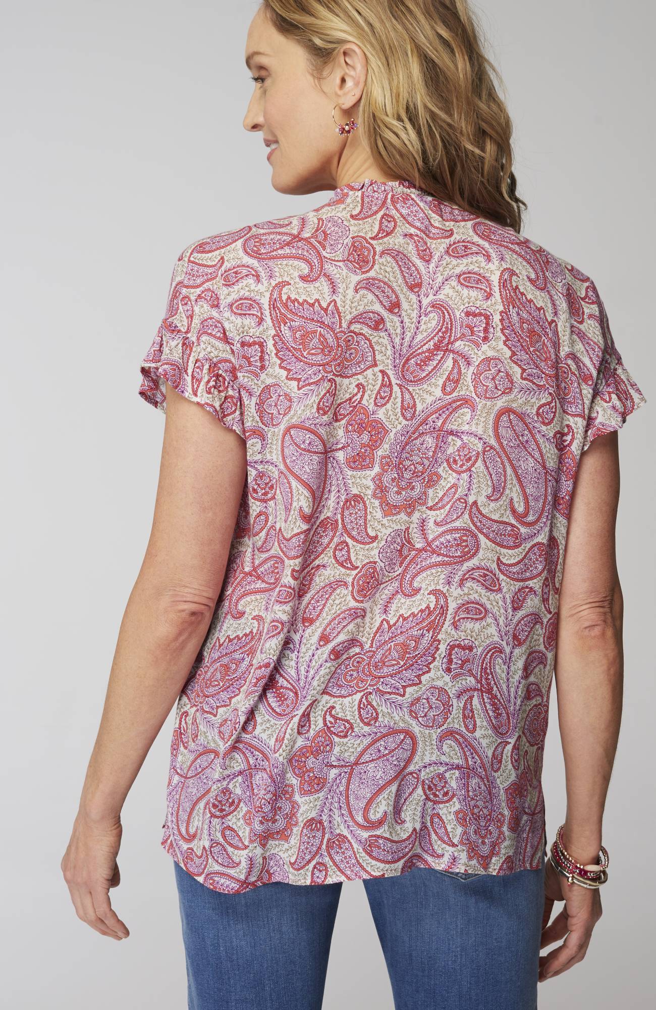 Relaxed Ruffle Top