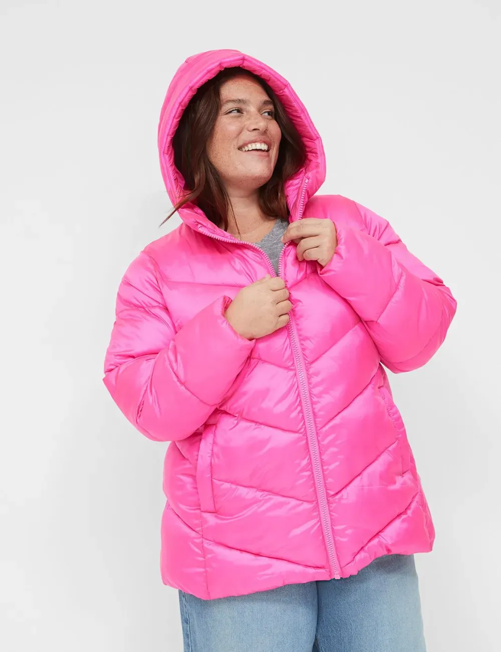 Puffer Coat With Hood