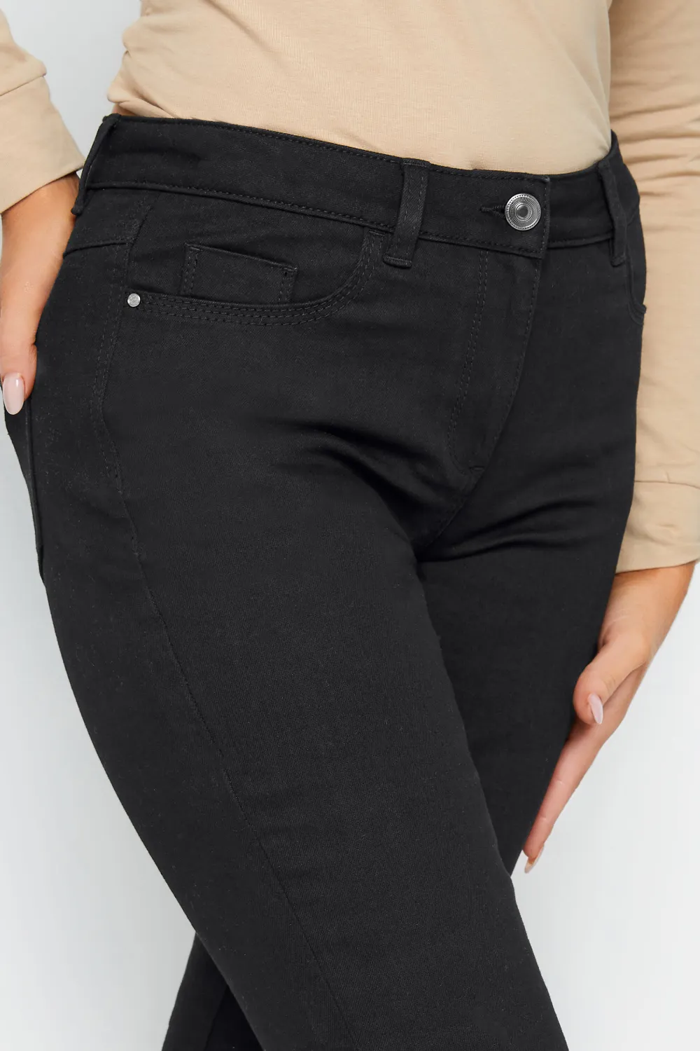 M&Co Black Straight Leg Jeans