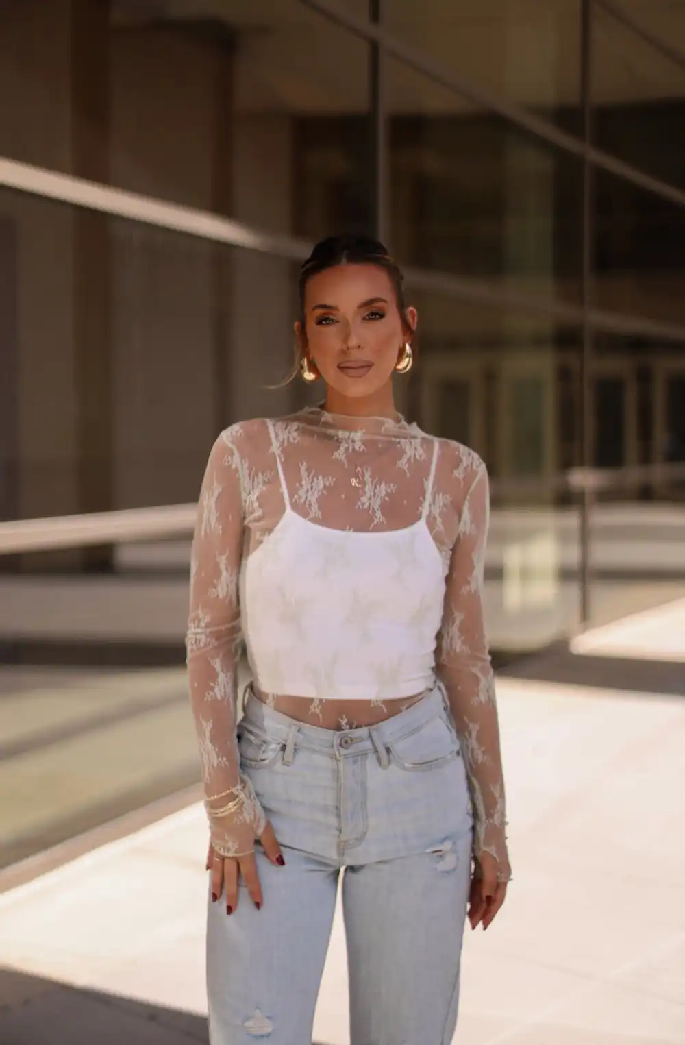 Catalina Lace Top