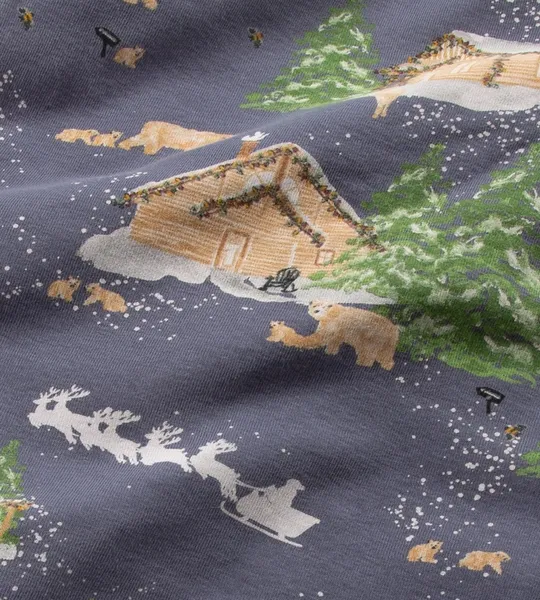 Guide My Sleigh Matching Organic Cotton Pajamas