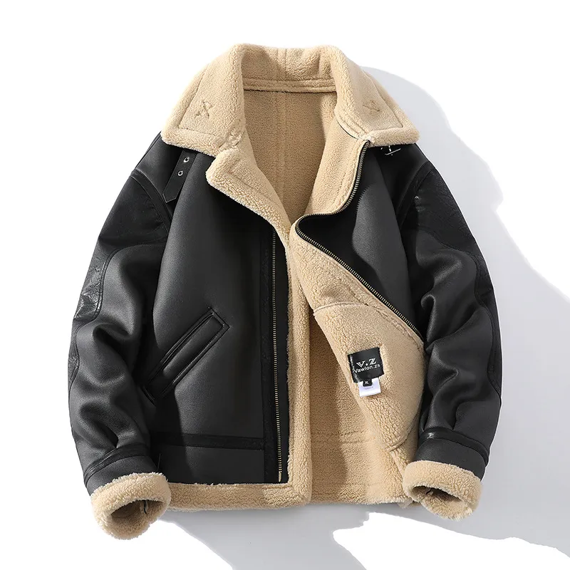 The Flying Tigers Men's Sheepskin Bomber Jacket Luc. 105