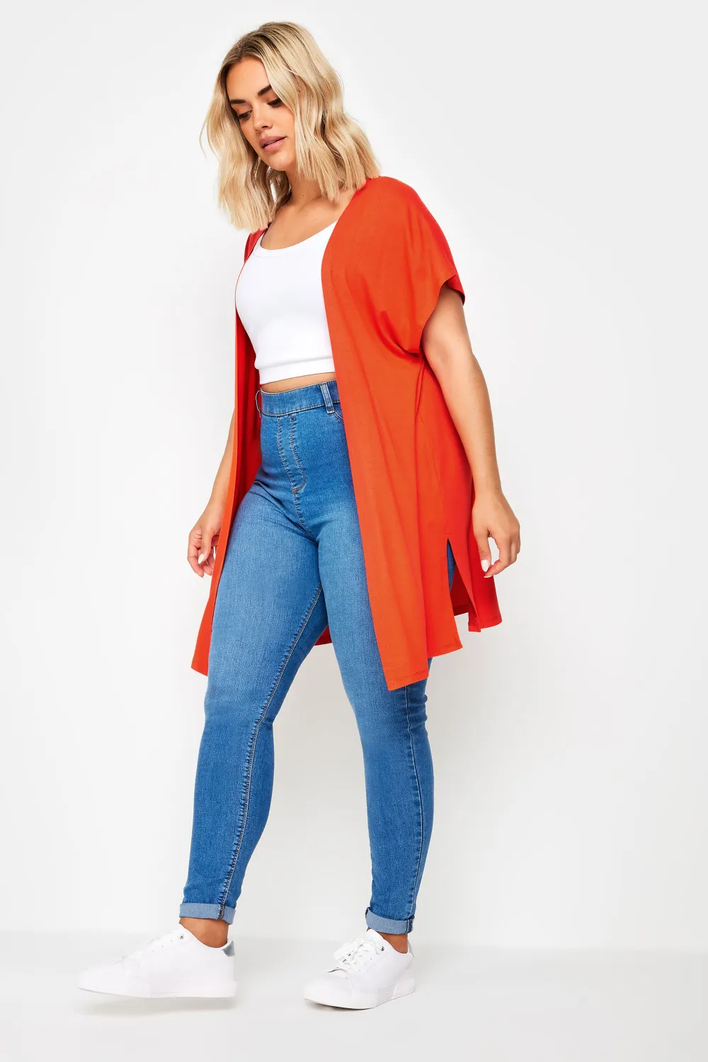 YOURS Curve Green Short Sleeve Cardigan