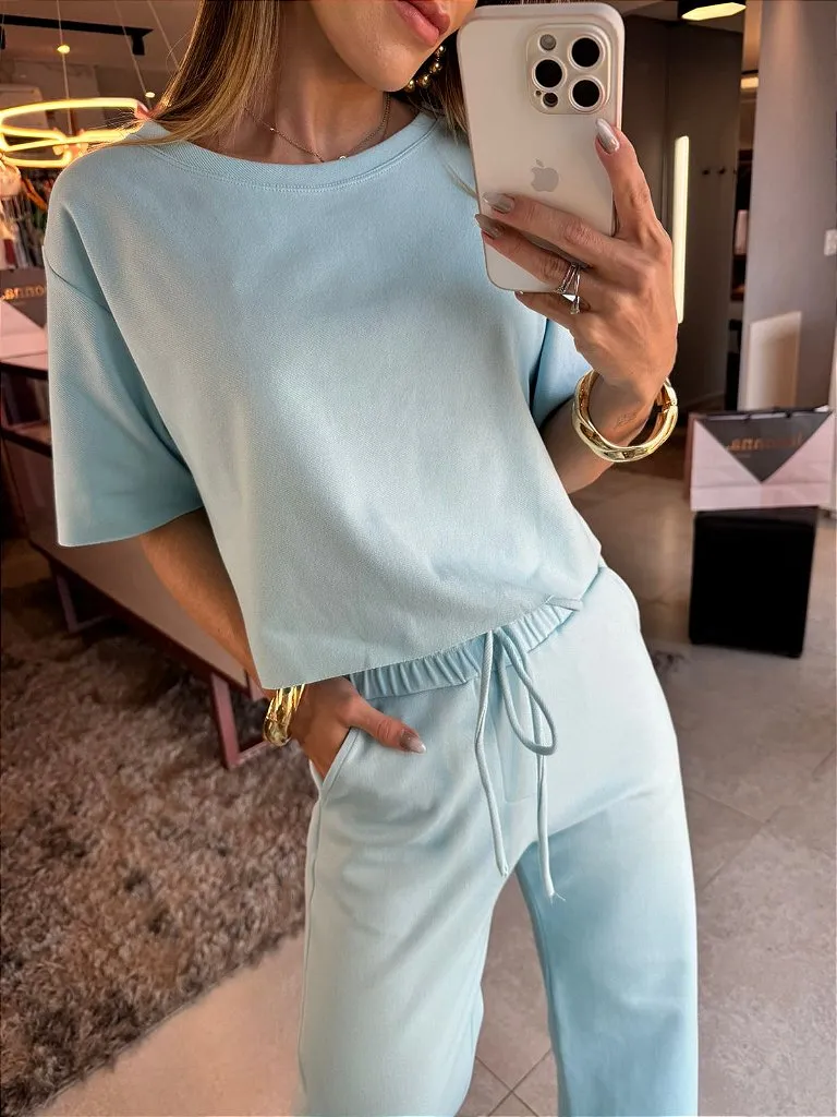 Women's Casual Loose Fit Top – Short Sleeve Round Neck Tunic Shirt