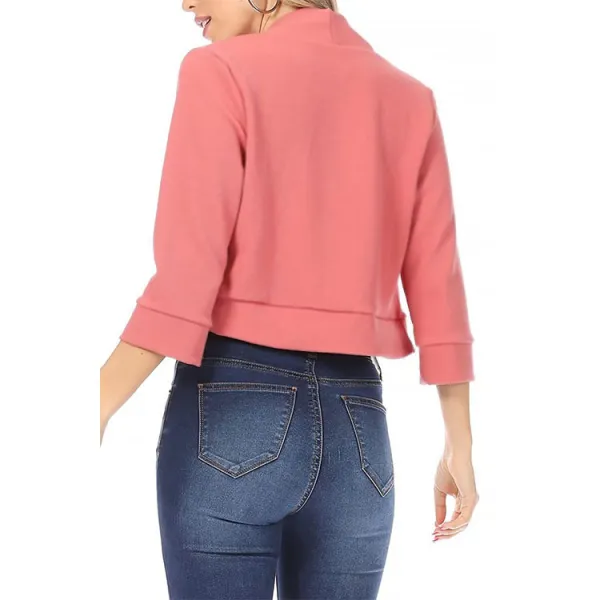 New women's tops Solid color jackets Small suits