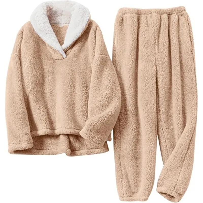Men's Coral Fleece Pjs Set
