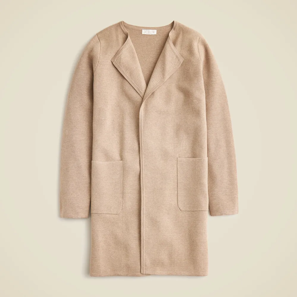 Juliette collarless sweater-blazer