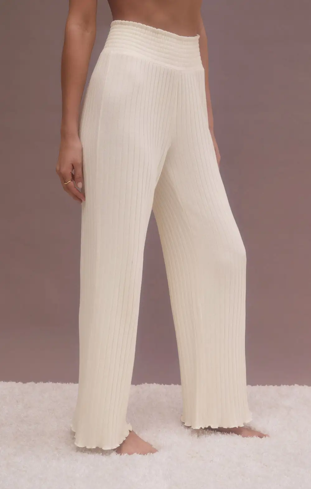 Dawn Smocked Rib Pant
